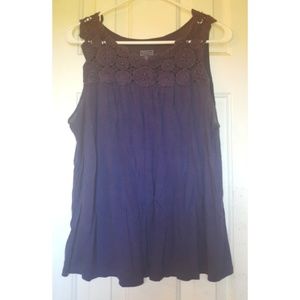 Vibrant Indigo Summer Tank Top
